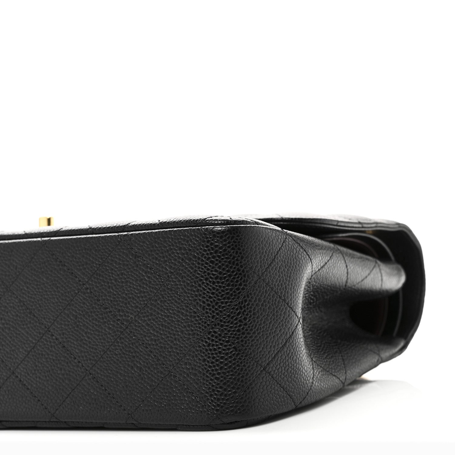Chanel Caviar Quilted Jumbo Double Flap Black 11 of 12