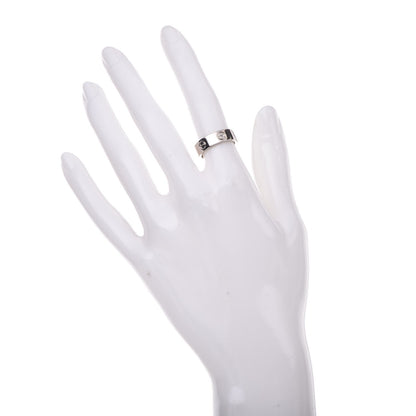 Cartier 18K White Gold 5.5mm LOVE Ring 50 5.25 2 of 6