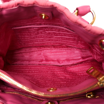 Prada Tessuto Nylon Gaufre Small Tote Petalo 9 of 17