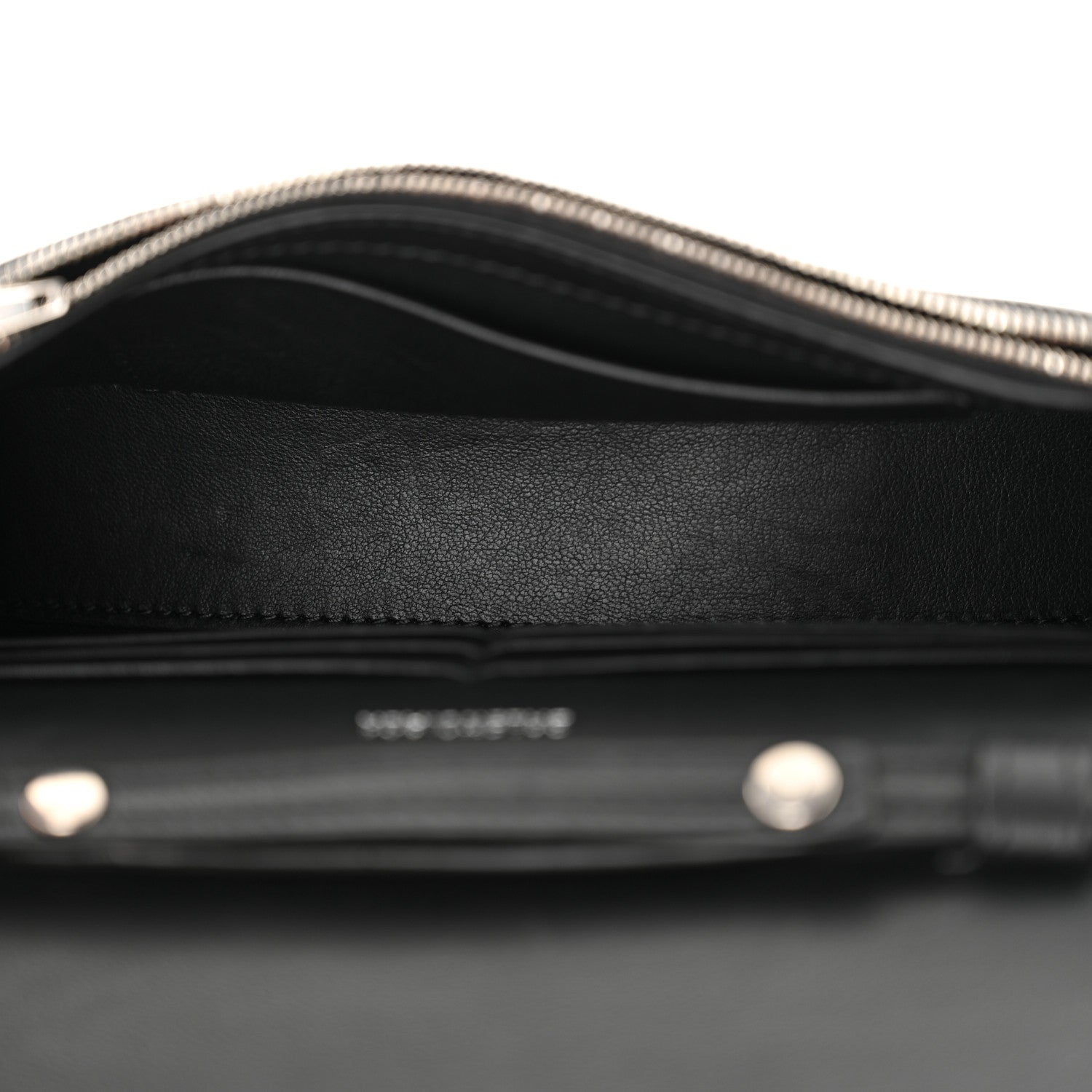 Balenciaga Smooth Calfskin Crystal Diagonal Allover Logo Hourglass Wallet Black 5 of 11