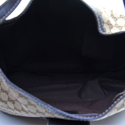 Gucci Monogram Large New Ladies Web Hobo Dark Brown 5 of 14