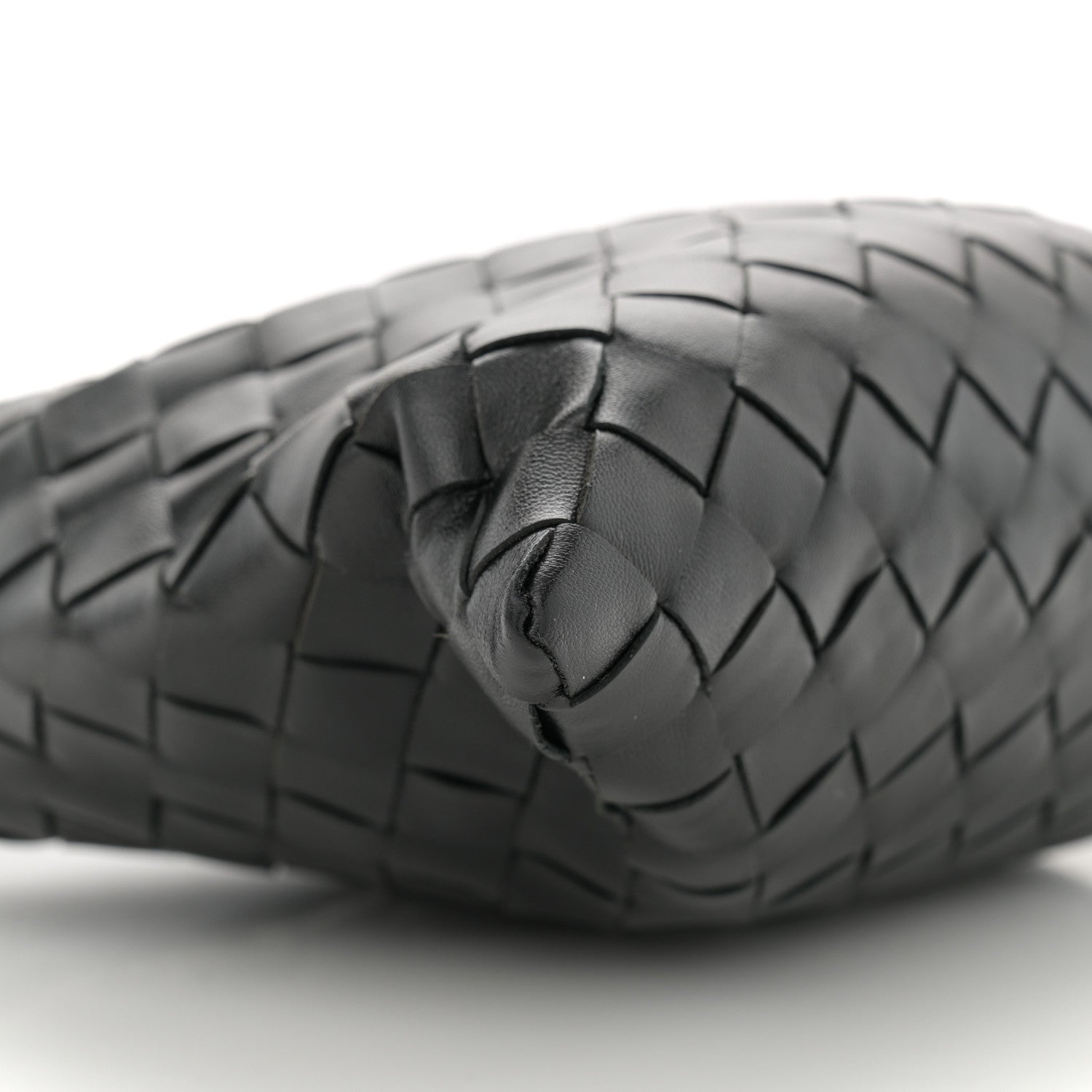 Bottega Veneta Calfskin Intrecciato Mini Hop Black 9 of 10