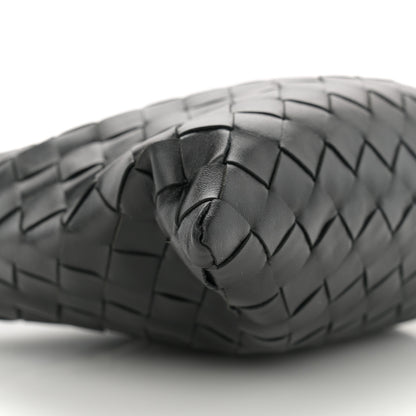 Bottega Veneta Calfskin Intrecciato Mini Hop Black 9 of 10