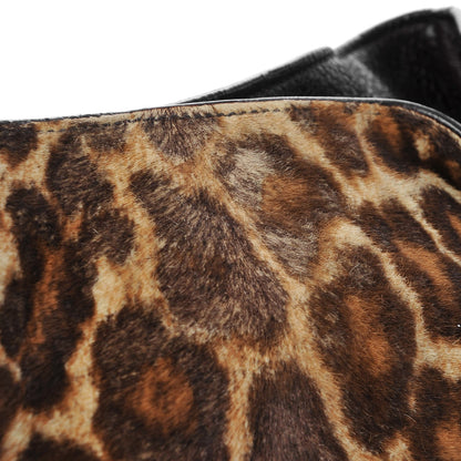 Prada Calf Hair Leopard Print Shoulder Bag Avorio 13 of 13