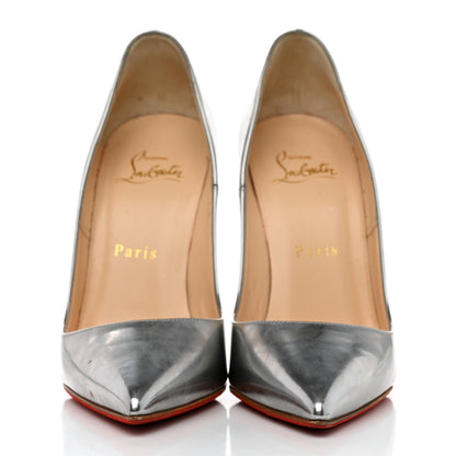 Christian Louboutin Pigalle Follies 120 Pumps 36 Silver 2 of 9