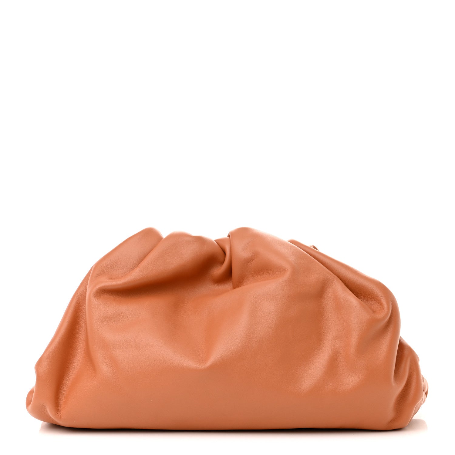 Bottega Veneta Smooth Butter Calf The Pouch Oversized Clutch Clay 1 of 7