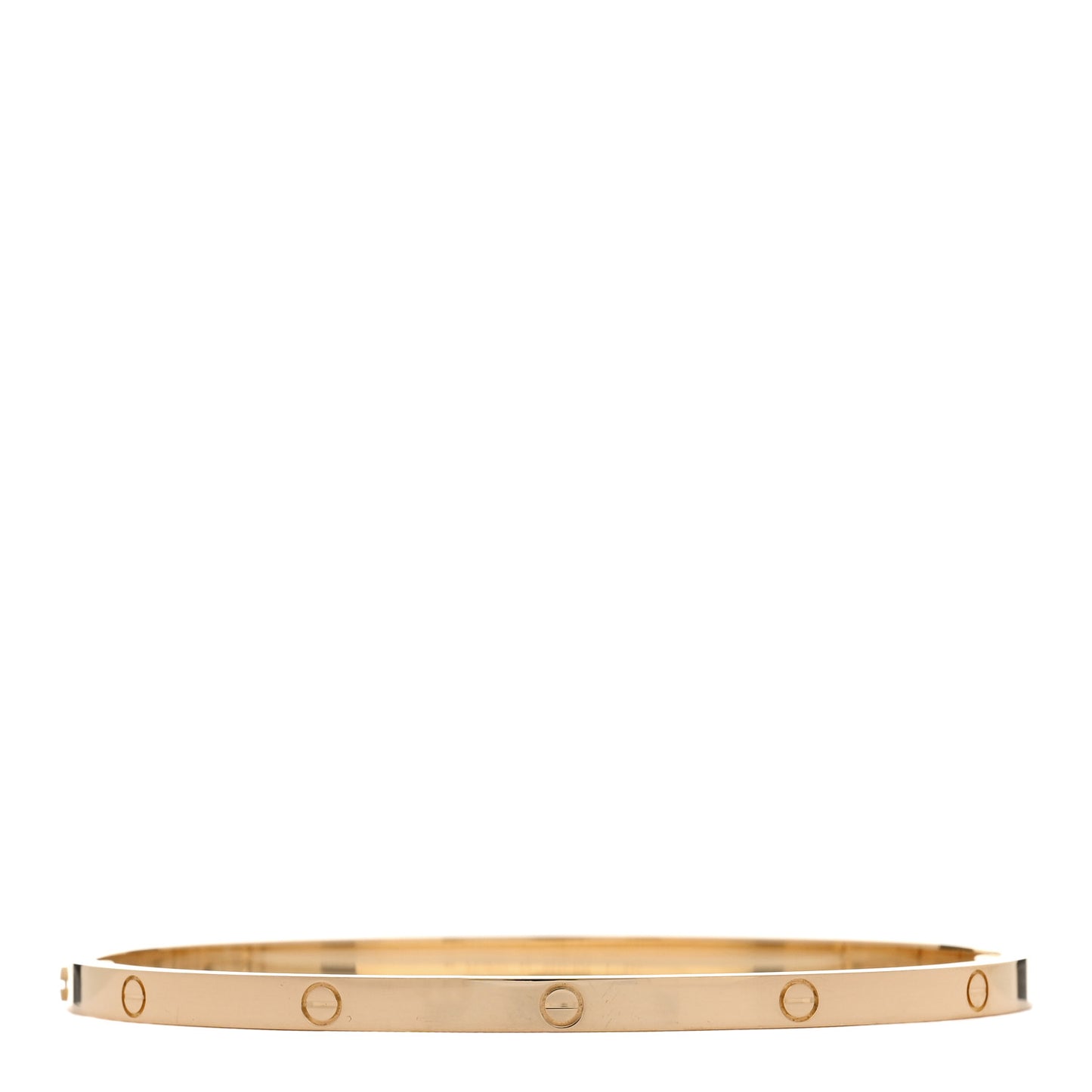 18K Yellow Gold Small LOVE Bracelet 19