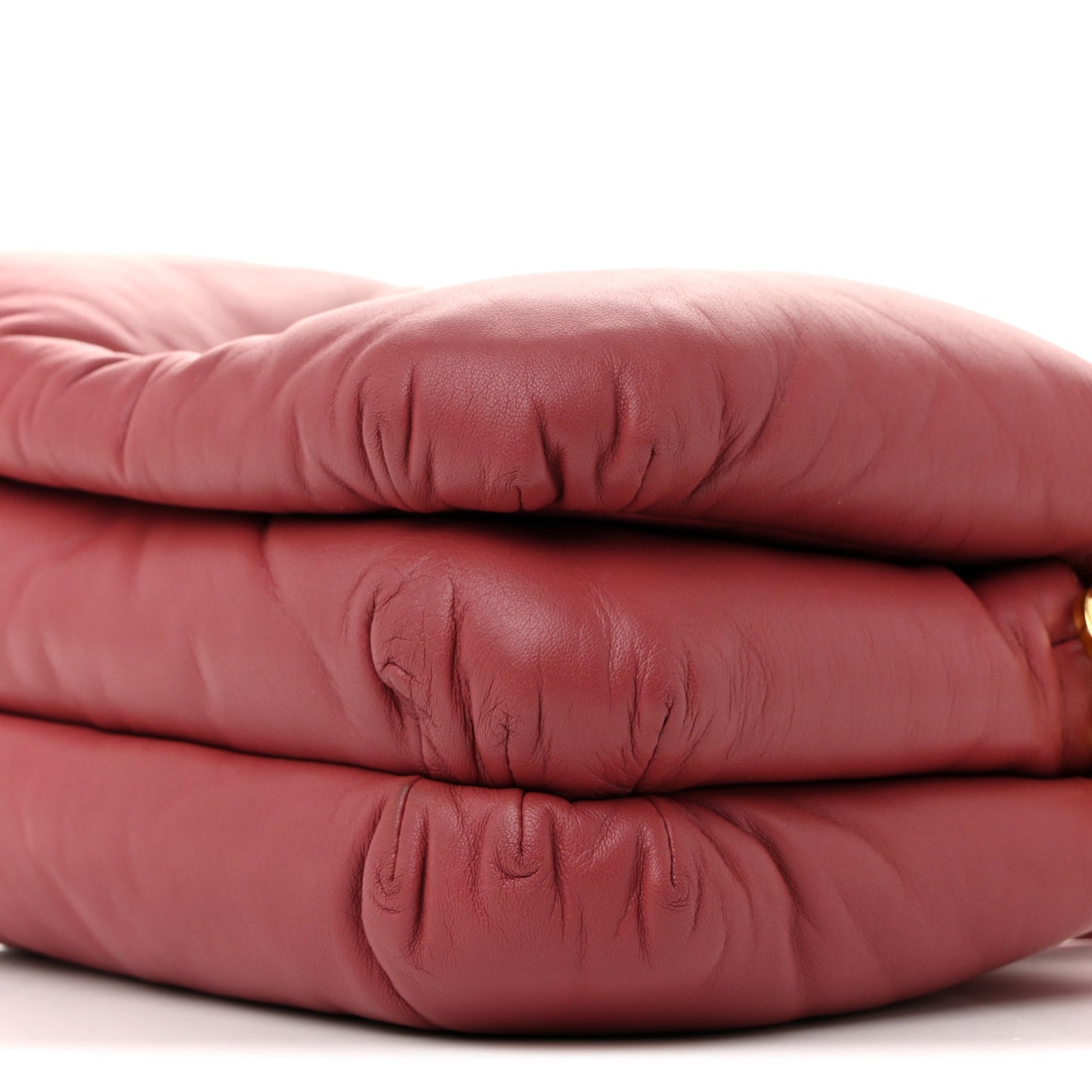 Lambskin Goya Puffer Bag Plumrose