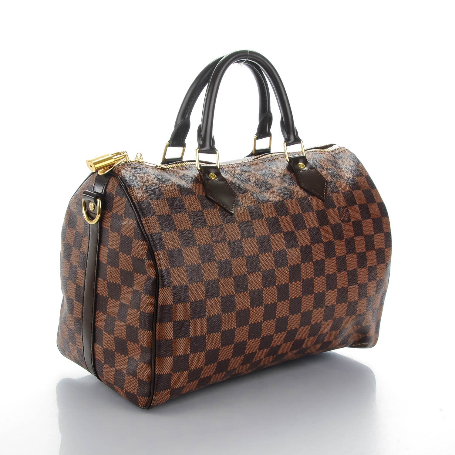 Louis Vuitton Damier Ebene Speedy Bandouliere 30 3 of 8