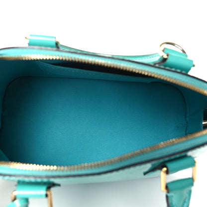 Louis Vuitton Vernis Alma BB Turquoise 5 of 9