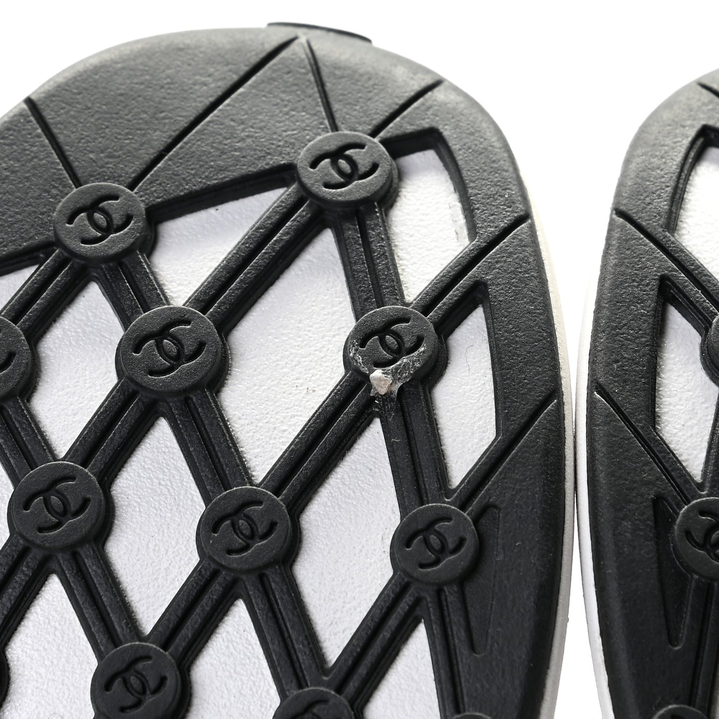 Fabric Logo Sneakers 37 Navy Black