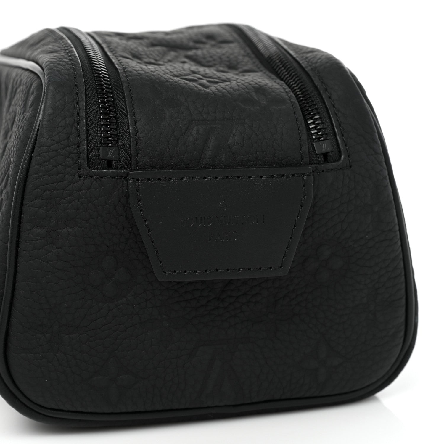 Louis Vuitton Taurillon Monogram Dopp Kit Toilet Pouch Black 8 of 8
