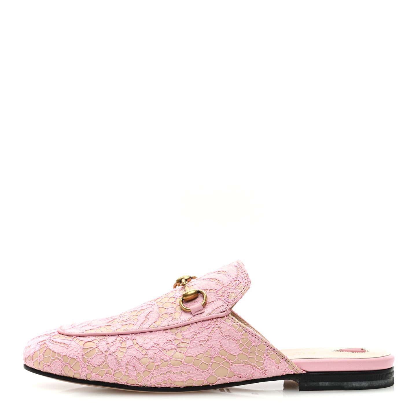 Lace Malaga Kid Womens Princetown Slippers 37 Sugar Pink Skin Rose
