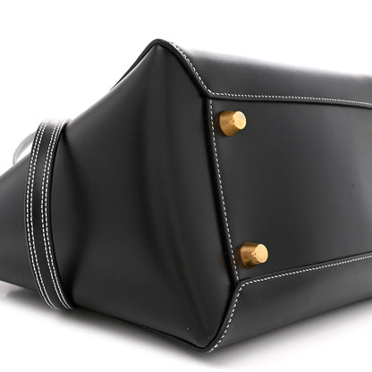 Celine Smooth Calfskin Double Stitching Mini Belt Bag Black 9 of 12