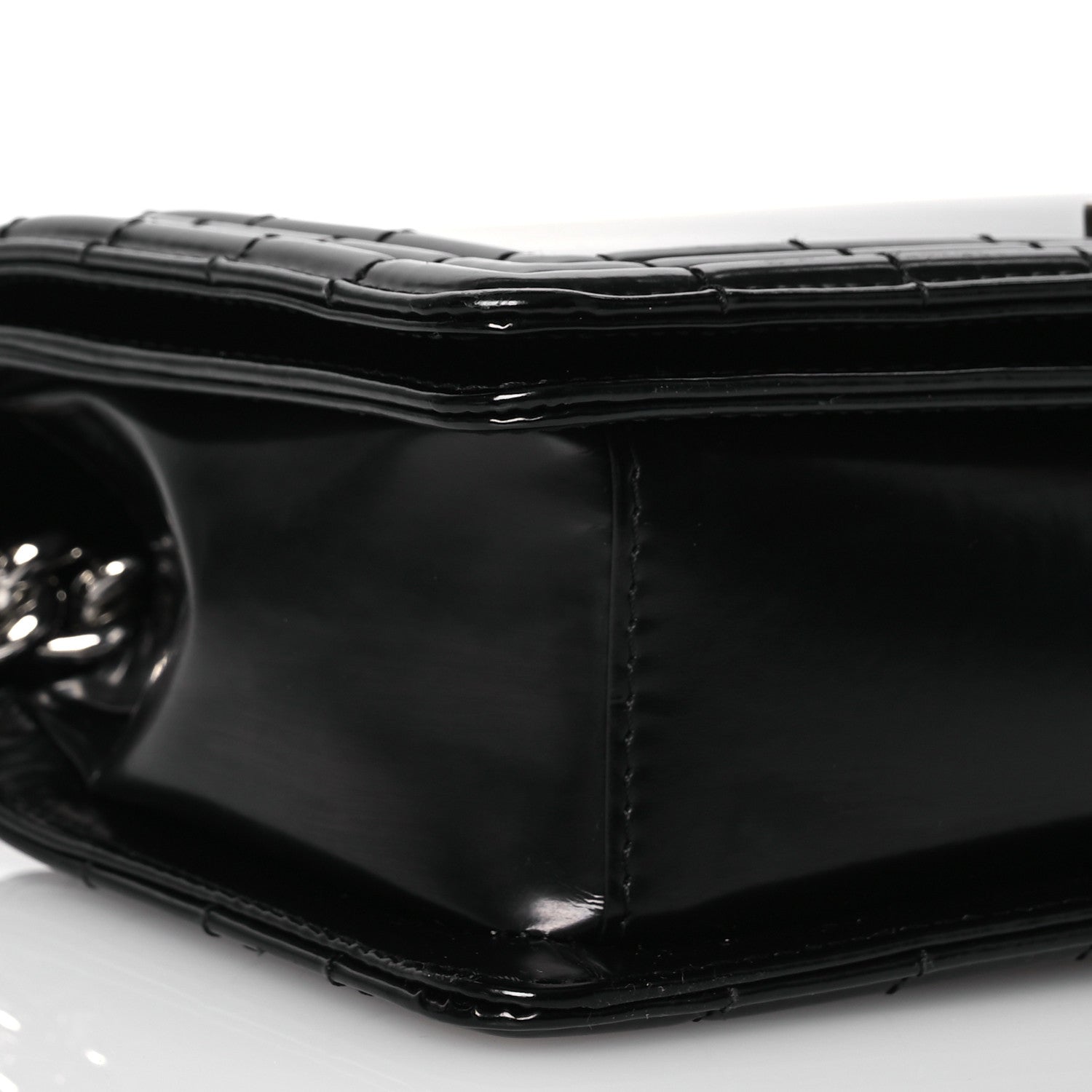 Chanel Glazed Calfskin Medium Boy Flap Black 9 of 17