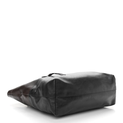 Miu Miu Vitello Soft Calfskin Shopping Tote Nocciolo Black 4 of 9