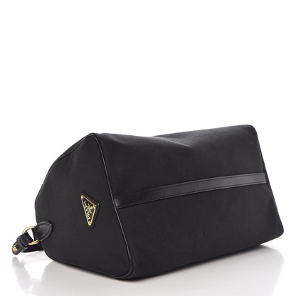 Prada Jacquard Logo Bauletto Top Handle Black 5 of 8
