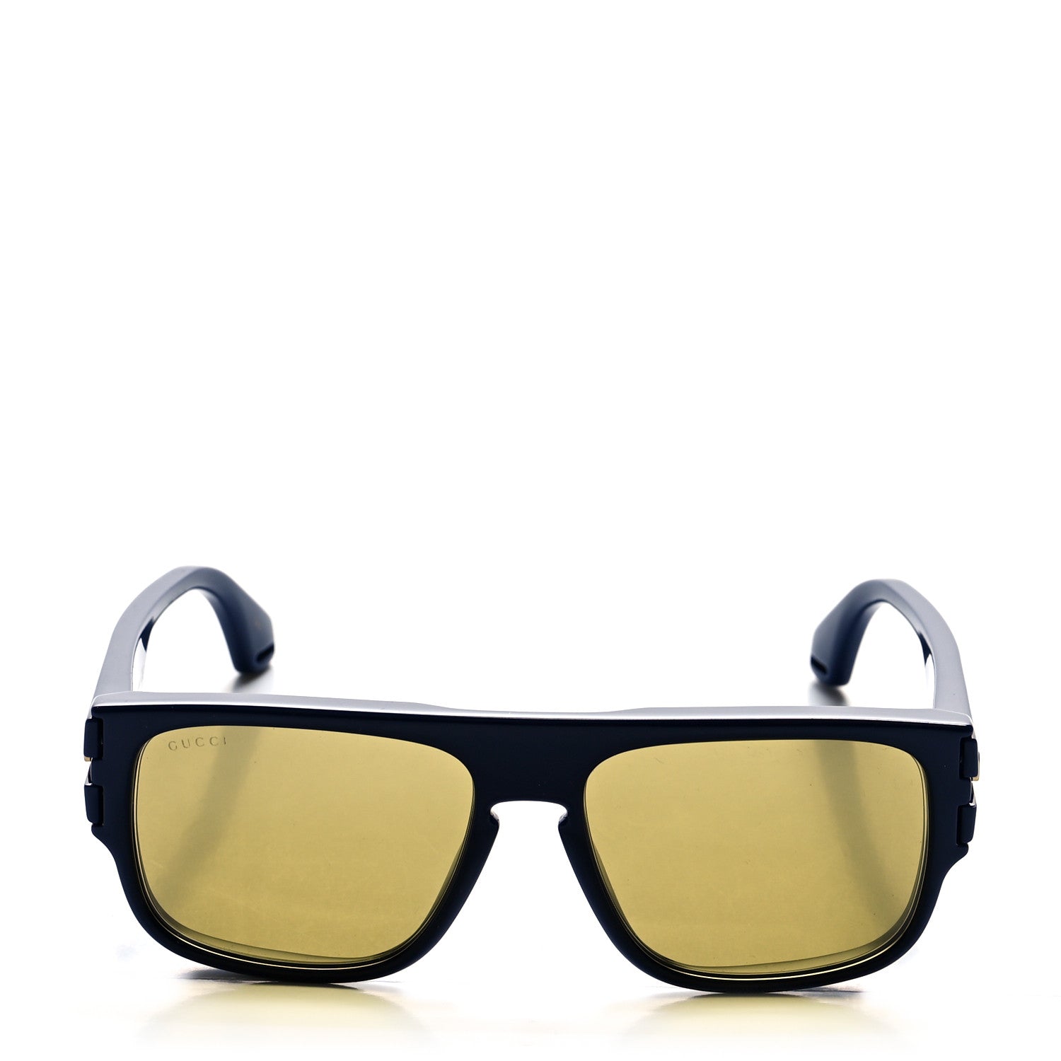 Gucci Acetate Rectangle Frame Web Sunglasses GG0664S Blue 2 of 8
