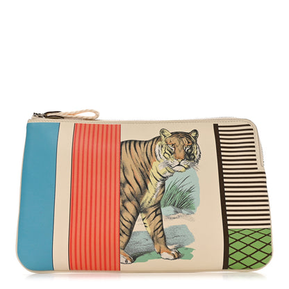 Hermes Swift Grand Theatre Nouveau Carre Long Pocket Pouch Nata Multicolor 1 of 7