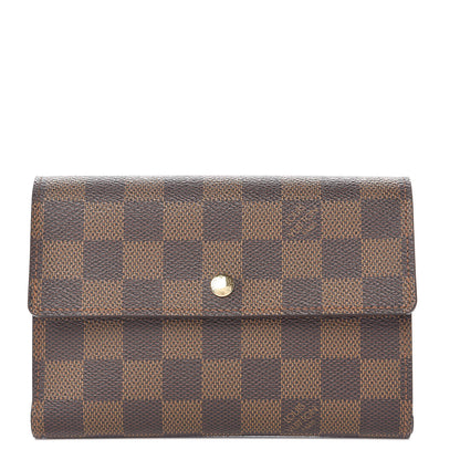 Louis Vuitton Damier Ebene Porte Tresor Etui Papier Wallet 1 of 9