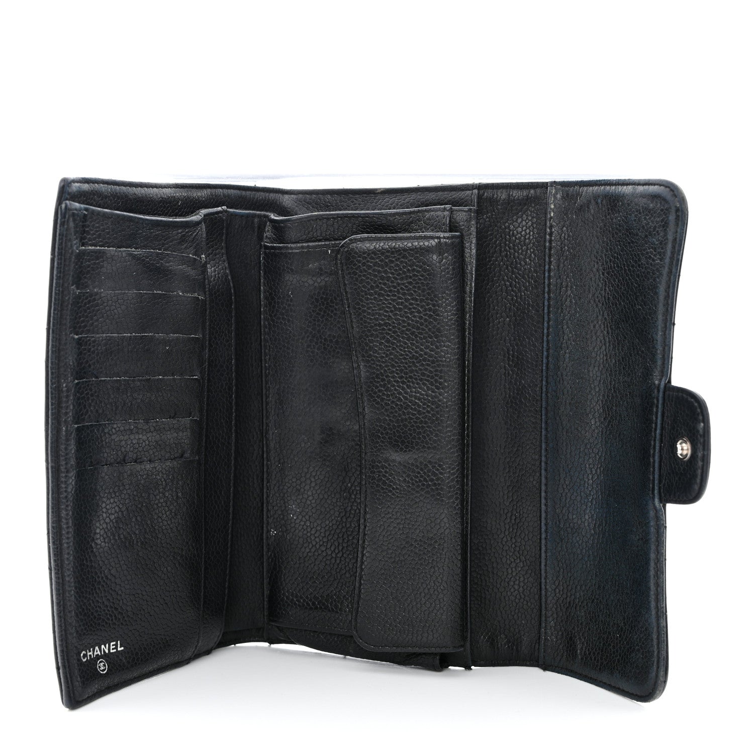 Chanel Caviar Quilted Large Flap Wallet Black 5 of 20