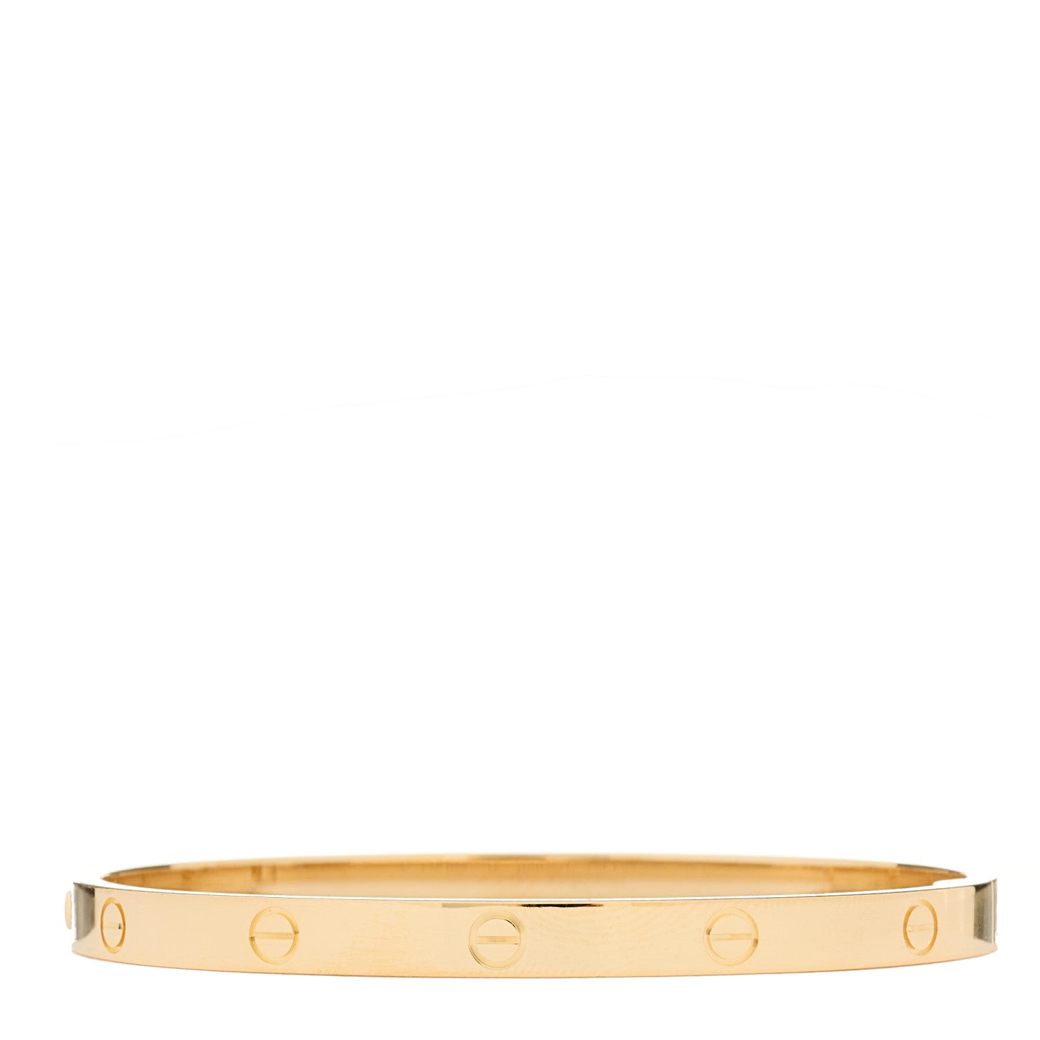 Cartier 18K Yellow Gold Medium LOVE Bracelet 17 2 of 9