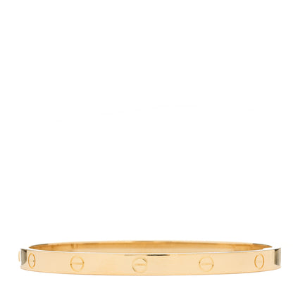 Cartier 18K Yellow Gold Medium LOVE Bracelet 17 2 of 9