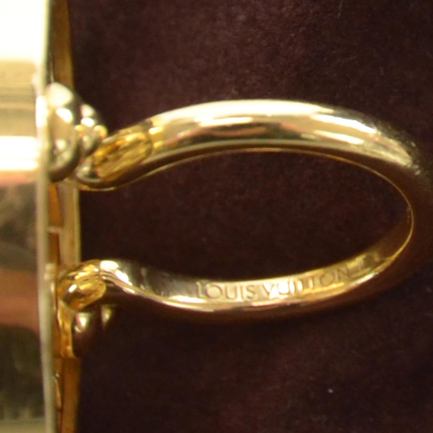 Louis Vuitton 18k Gold Emprise Fleur Ring 7 6 of 6