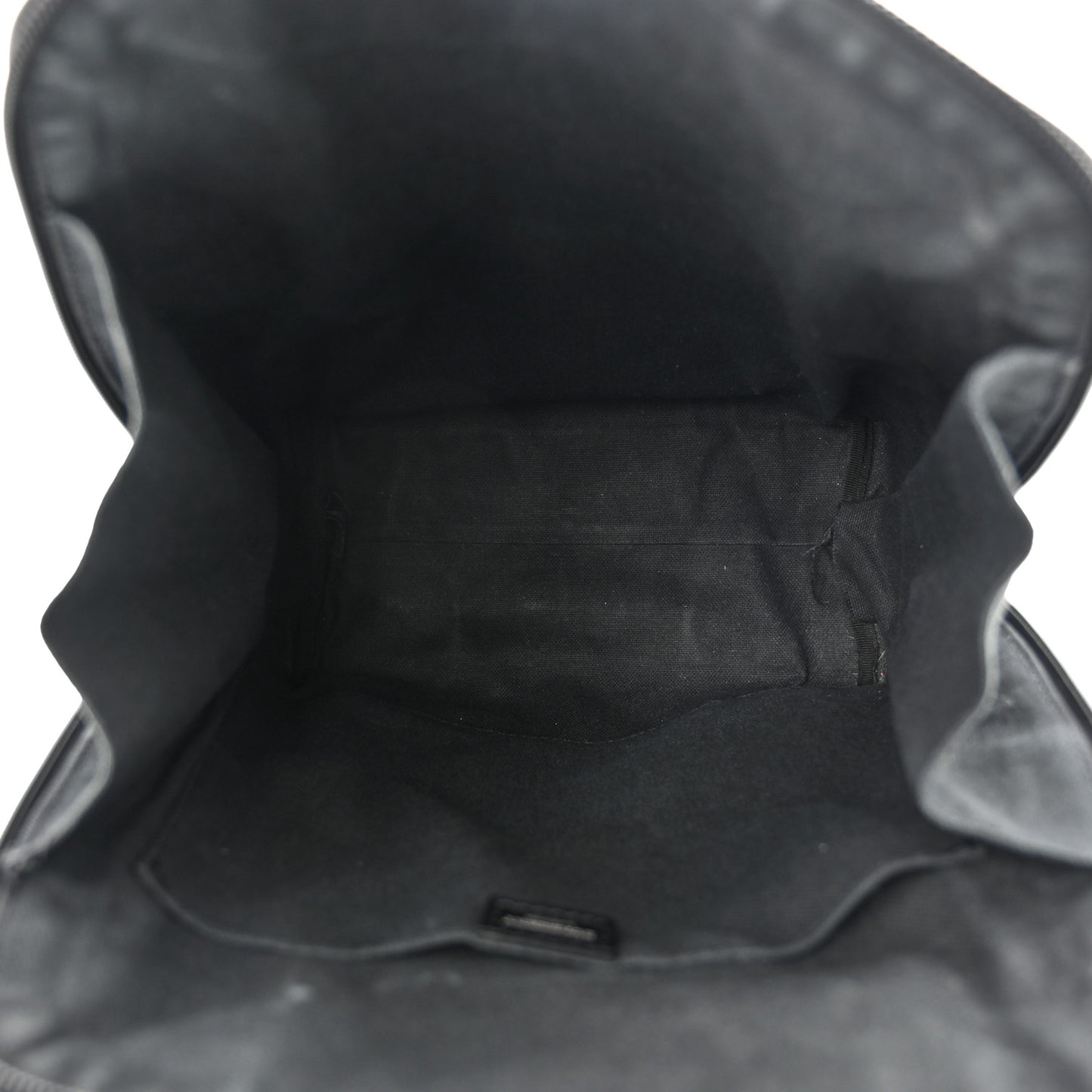Canvas House Check Backpack Black