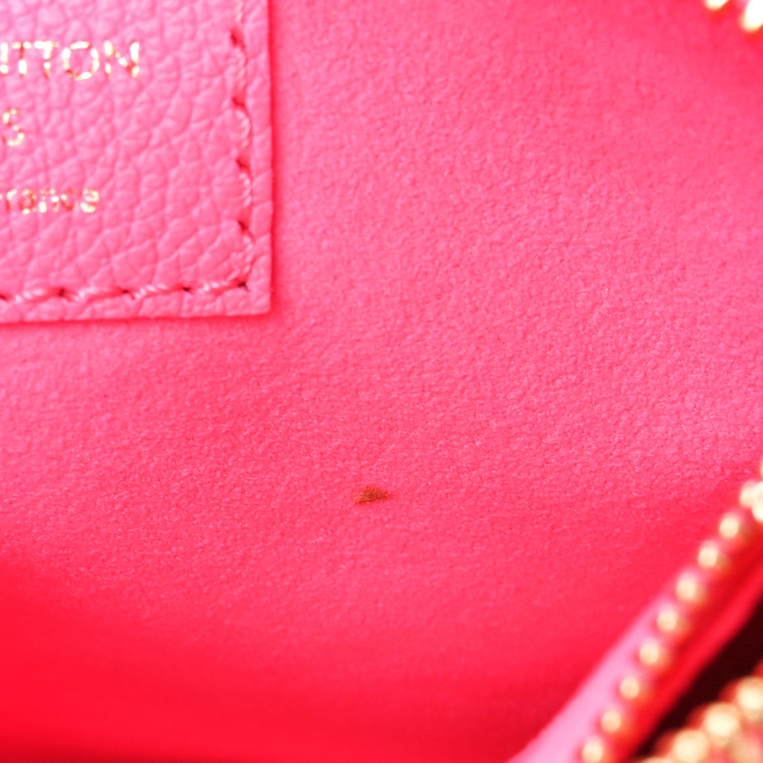 Louis Vuitton Calfskin Embossed Monogram Coussin BB Rose Fluo 8 of 12