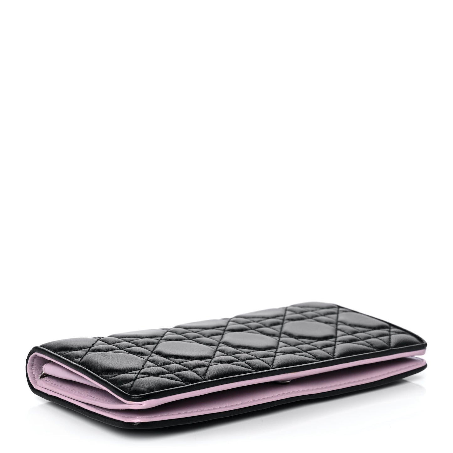 Lambskin Cannage Rendezvous Wallet Black