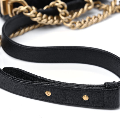 Chanel Caviar Quilted North South Boy Flap Black 12 of 12