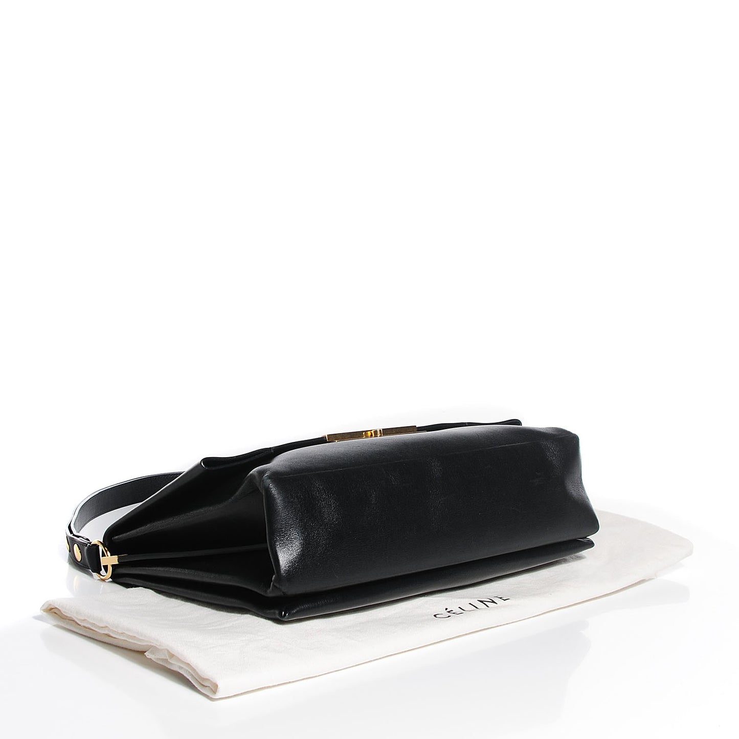 Calfskin Blade Flap Black