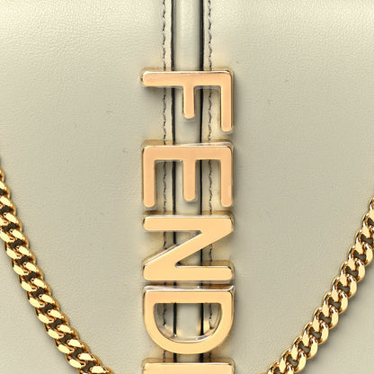 Fendi Vitello Grace Matte Fendigraphy Wallet on Chain Green Tea 8 of 10
