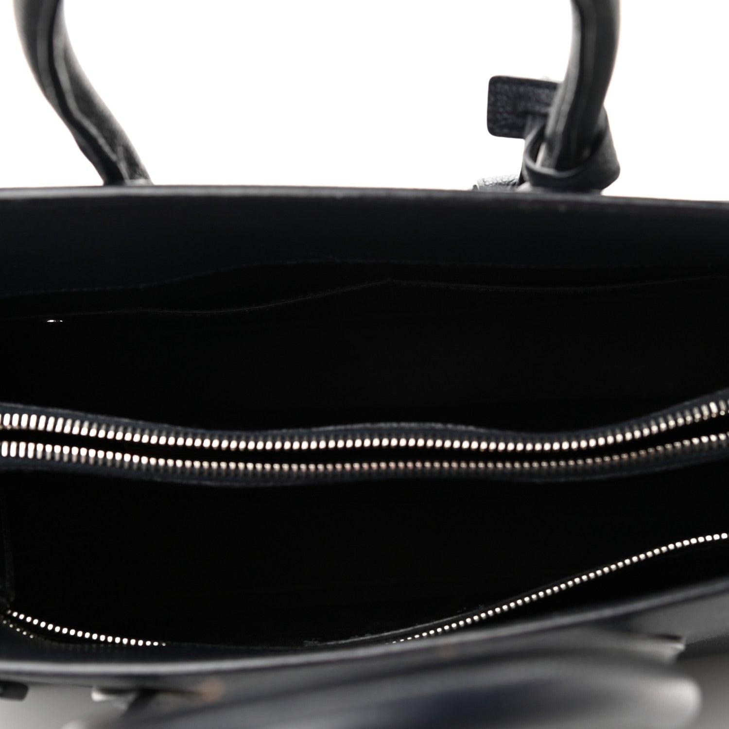 Saint Laurent Grained Calfskin Small Sac De Jour Black 5 of 14