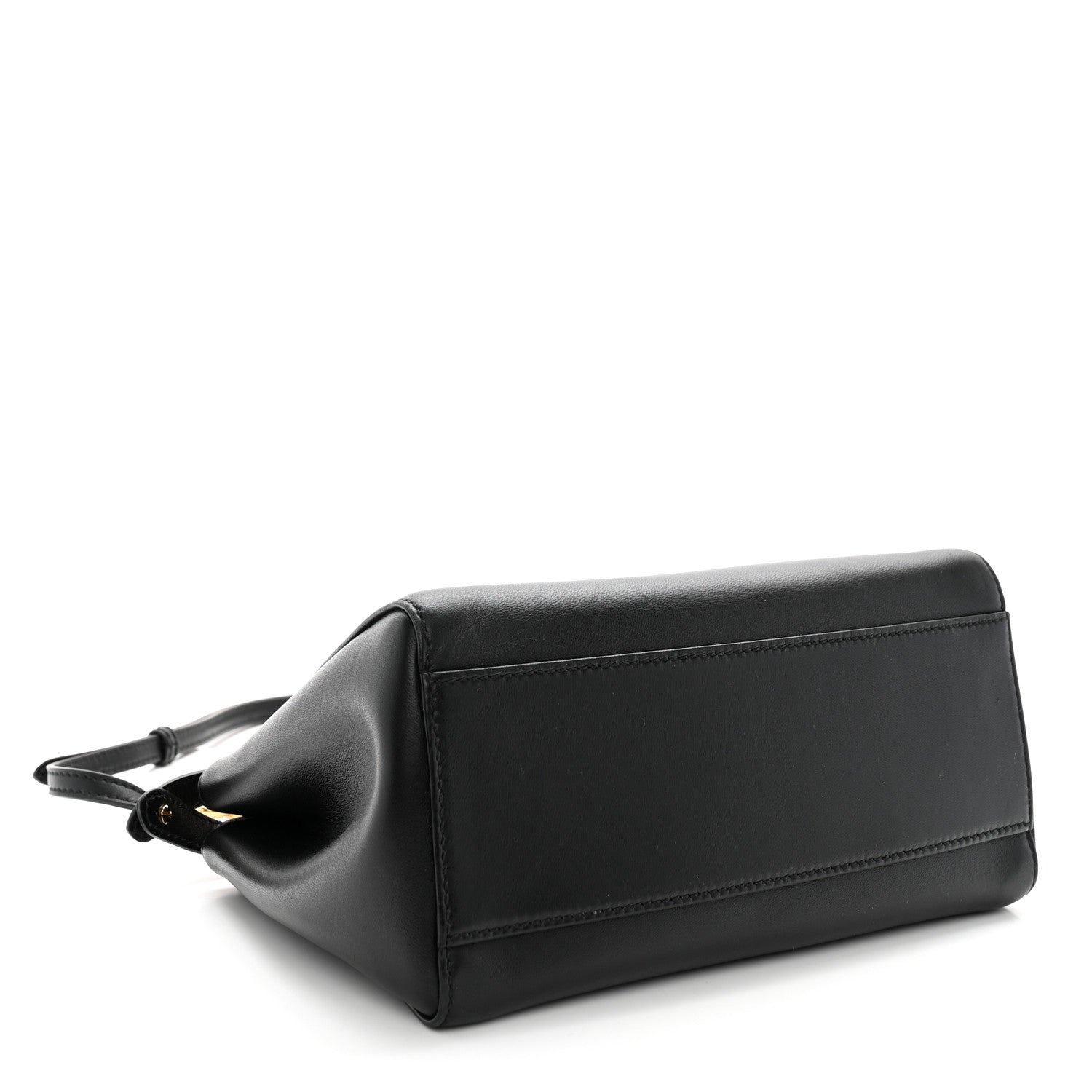 Fendi Nappa Mini Peekaboo Iconic Satchel Black 4 of 11