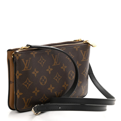 Louis Vuitton Reverse Monogram Giant Double Zip Pochette 3 of 12