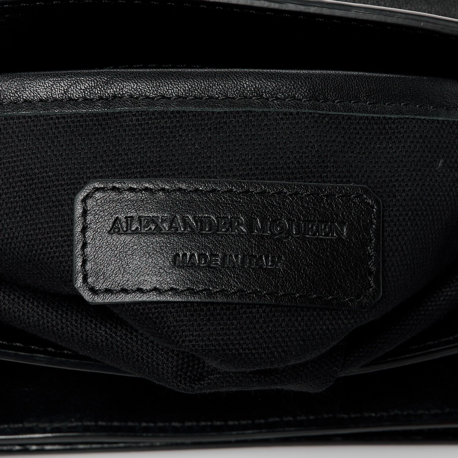 Alexander McQueen Calfskin Medium Twin Skull Chain Crossbody Black 6 of 11