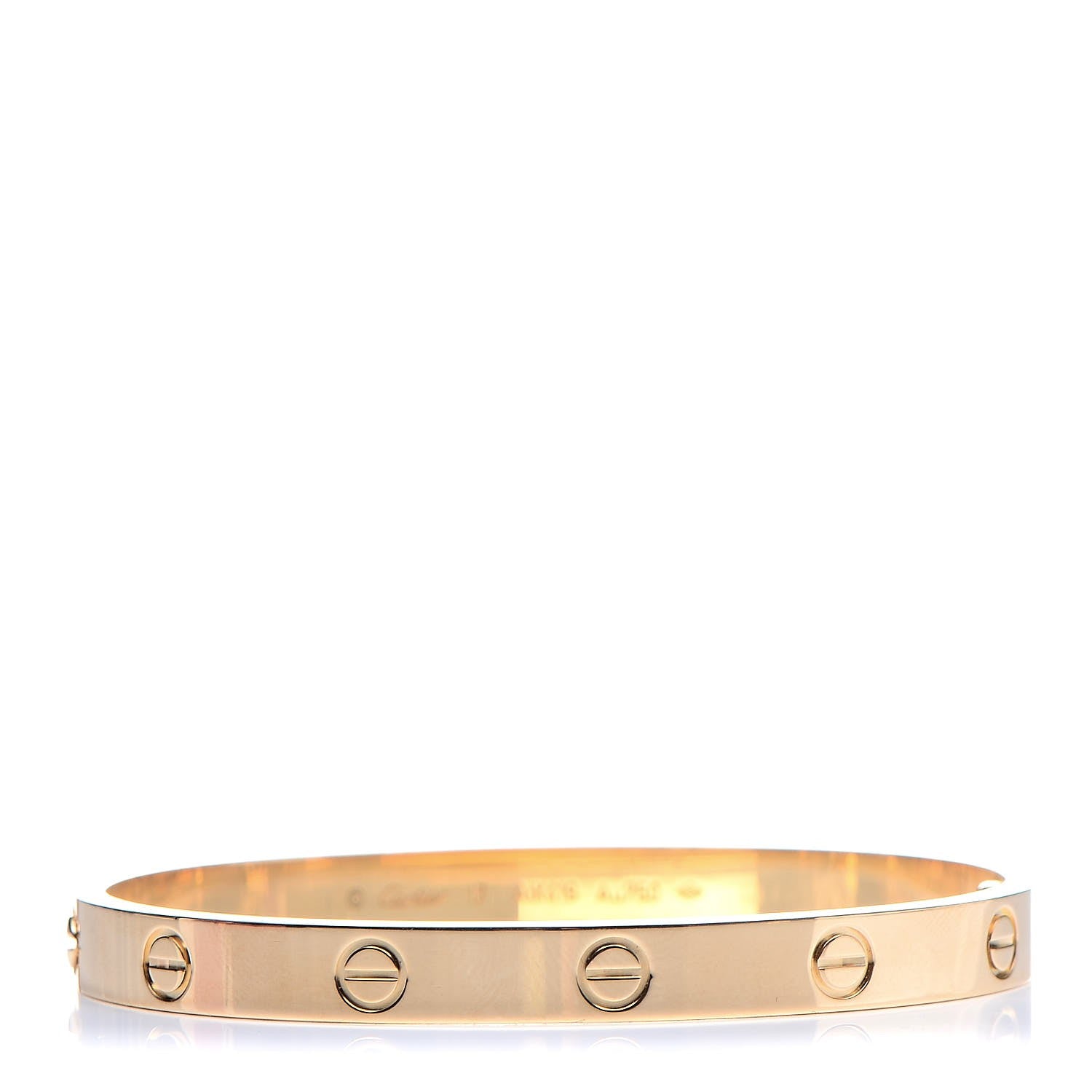 Cartier 18K Yellow Gold LOVE Bracelet 17 1 of 6