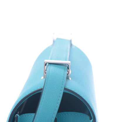 Hermes Epsom Enamel Constance 24 Bleu Du Nord Rouge 23 of 23