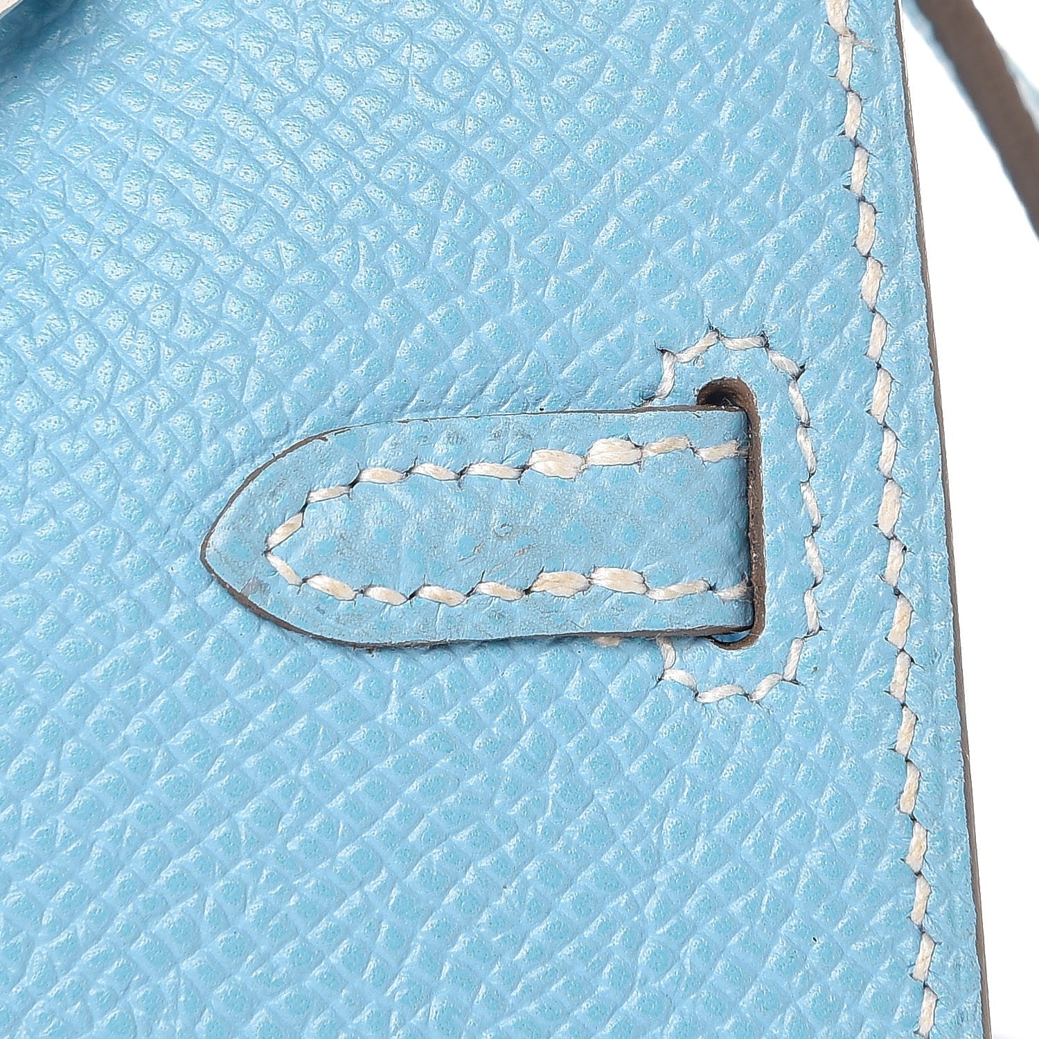 Hermes Epsom Micro Birkin 15 Celeste 14 of 29