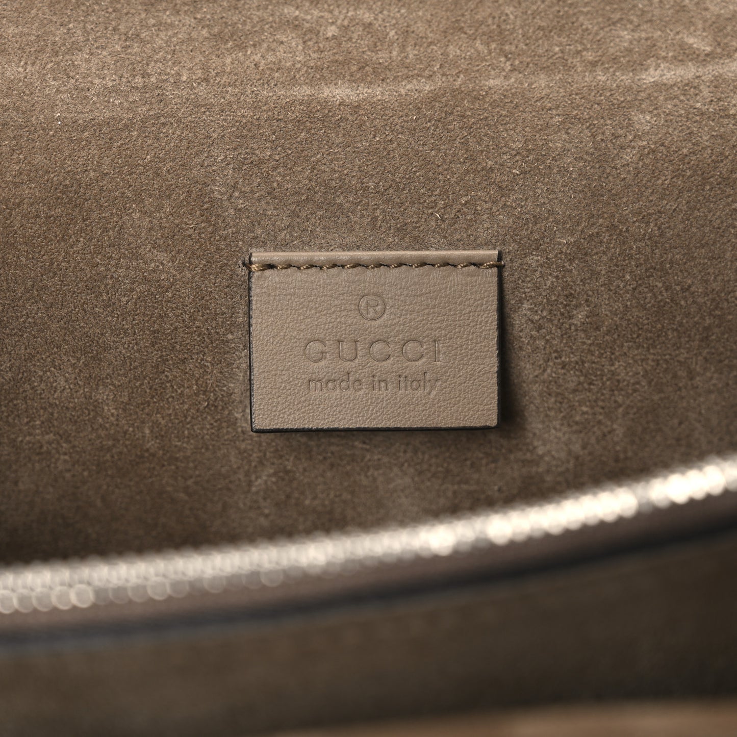 GG Supreme Monogram Medium Dionysus Shoulder Bag Taupe