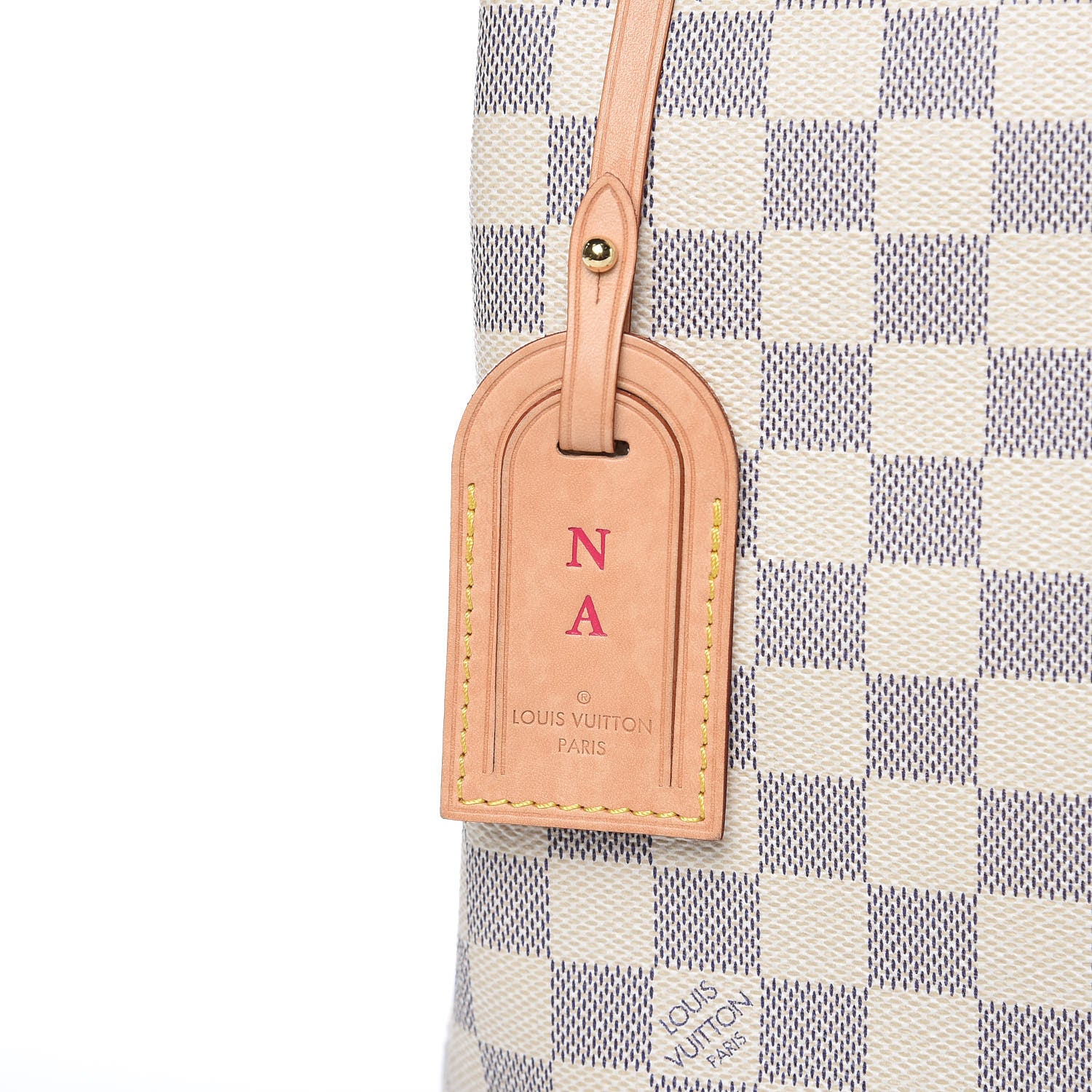 Louis Vuitton Damier Azur Graceful MM Rose Ballerine 13 of 15