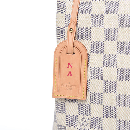 Louis Vuitton Damier Azur Graceful MM Rose Ballerine 13 of 15
