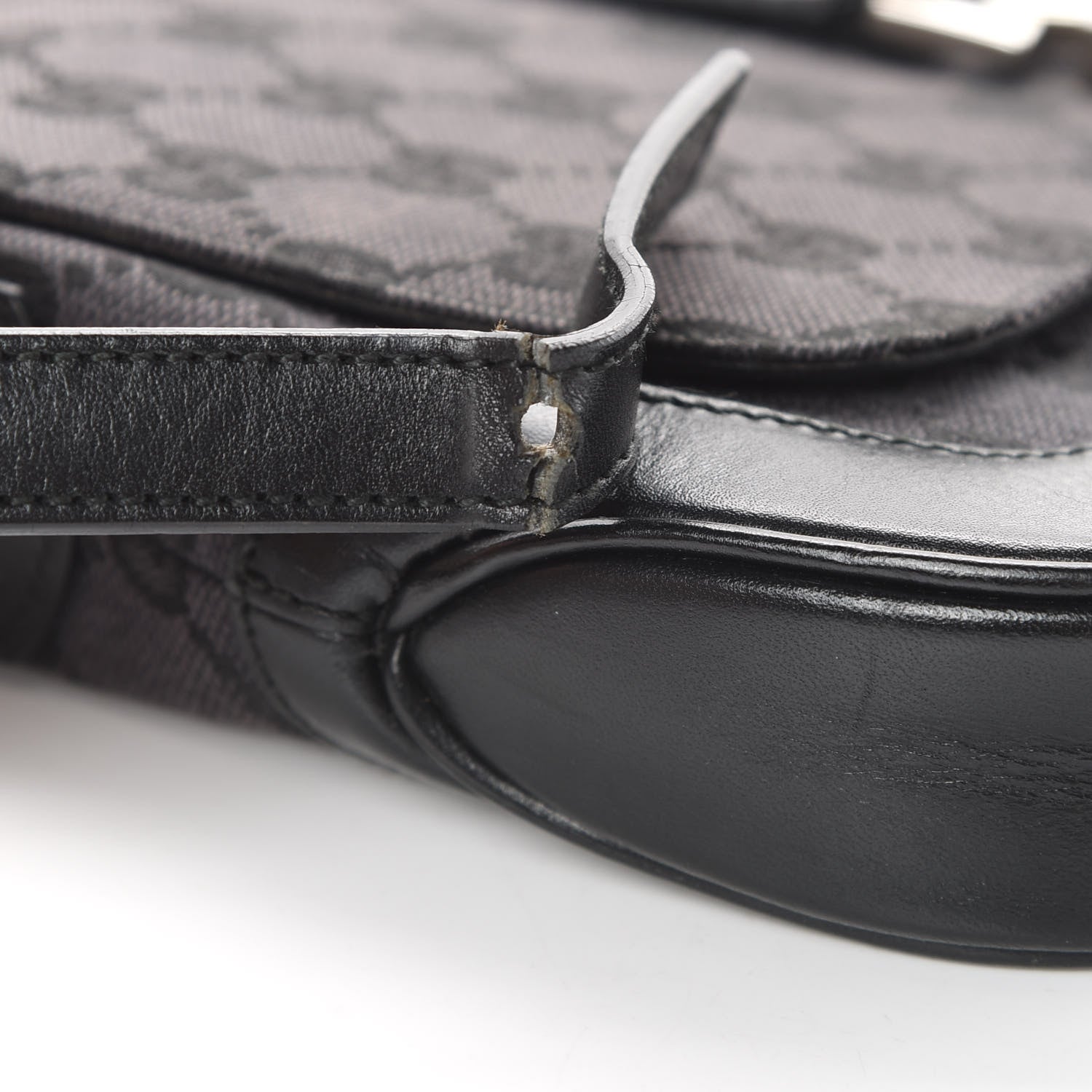 Gucci Monogram Small Jackie O Hobo Black 13 of 14
