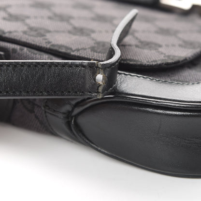 Gucci Monogram Small Jackie O Hobo Black 13 of 14