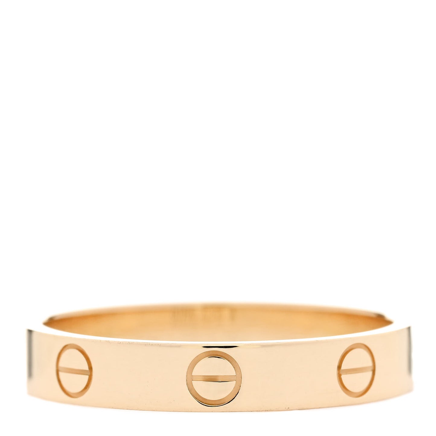 18K Yellow Gold 3.5mm LOVE Wedding Band Ring 59 8.75