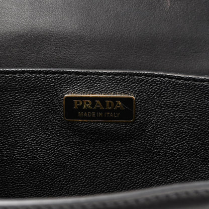 Prada City Calf Saffiano Cahier Bag Black 6 of 9