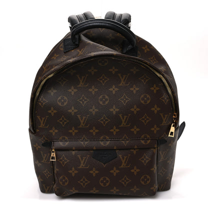 Louis Vuitton Monogram Palm Springs Backpack MM Black 1 of 9