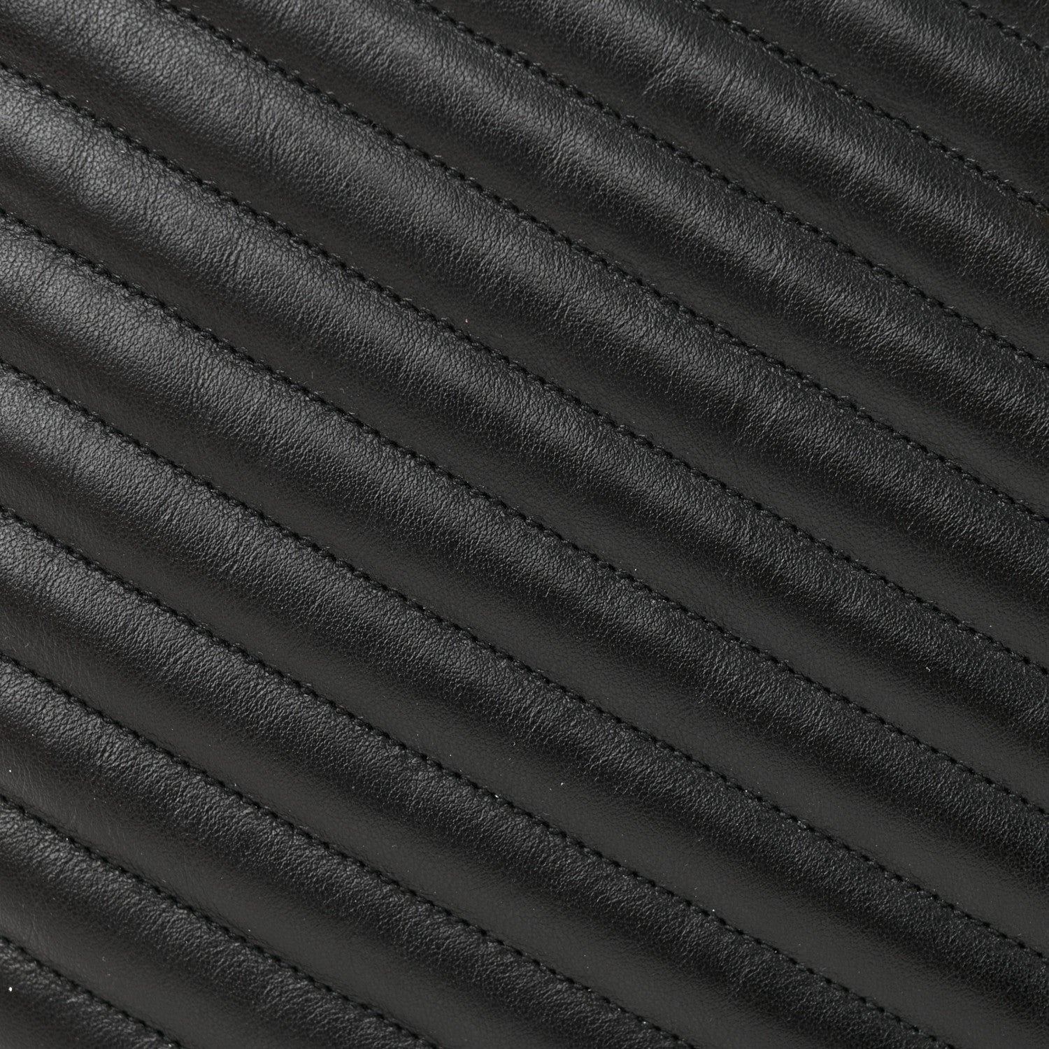 Saint Laurent Calfskin Matelasse Chevron Monogram Document Holder Black 12 of 15